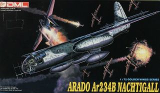 Dragon Dml 1:72 Golden Wing Arado Ar - 234b Ar234 B Nachtigall Plastic Kit 5012u