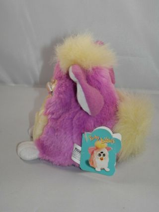FURBY BABIES Purple & Yellow 1999 Tiger Electronics 70 - 940 with Tag 4