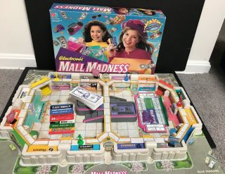 Electronic Mall Madness Shopping Spree Board Game Milton Bradley 1996