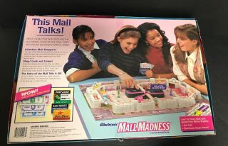 Electronic Mall Madness Shopping Spree Board Game Milton Bradley 1996 3