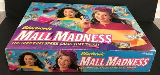 Electronic Mall Madness Shopping Spree Board Game Milton Bradley 1996 5