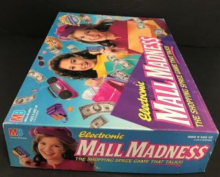 Electronic Mall Madness Shopping Spree Board Game Milton Bradley 1996 6