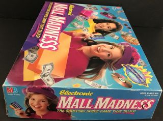 Electronic Mall Madness Shopping Spree Board Game Milton Bradley 1996 7