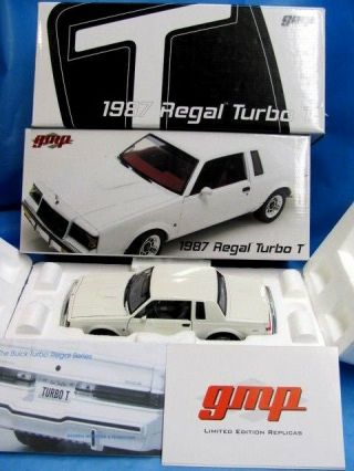 1/24 Gmp 1987 Buick Regal Turbo - T White 8204 1 Of 1500 Limited Edition Mib