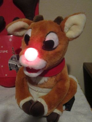 Gemmy 1998 Animated Singing Rudolph The Red Nosed Reindeer 12 