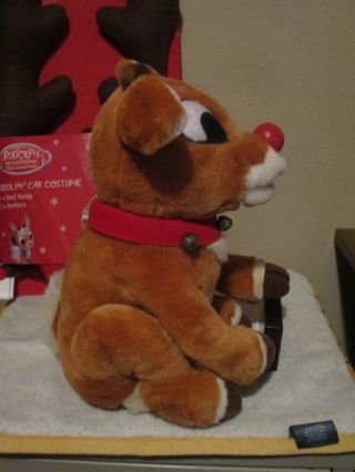 Gemmy 1998 Animated Singing Rudolph The Red Nosed Reindeer 12 