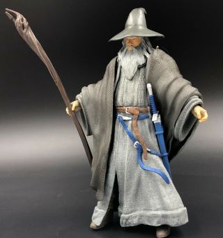THE HOBBIT Bridge Direct 6” Scale GANDALF 100 Complete Lord of the Rings Grey 4