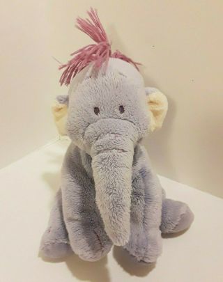 Disney Winnie The Pooh 8 Inch Lumpy Purple Elephant Plush Stuffed Toy