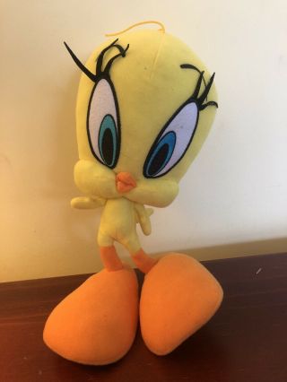 Vintage Warner Bros Tweety Bird Plush Toy Looney Tunes