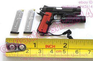 1/6 Scale DAMTOYS 78042 FBI HRT AGENT (HOSTAGE RESCUE TEAM) - pistol w/ holster 2