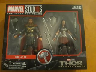 Marvel Legends Studios First 10 Years Thor The Dark World 2 - Pack Thor Sif