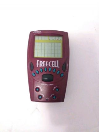 Radica Freecell Small Screen Electronic Handheld Game Travel 1999 Model 8019