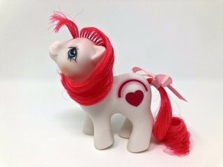 Vintage My Little Pony G1 Mlp Mail Order White Valentine Twin