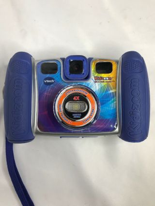 Vtech Kidizoom Spin And Smile Camera Purple 4x Digital Zoom