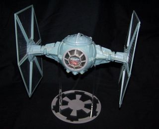 1 x Acrylic Display STAND - Vintage Star Wars - Kenner Tie Fighter (STAND ONLY) 3
