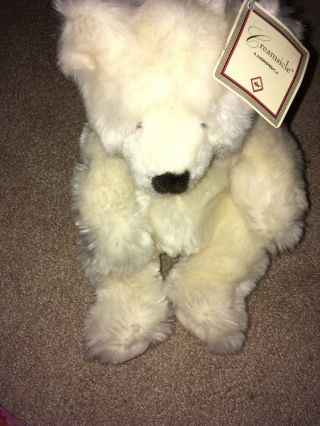 Nwt Creamsicle Polar Bear Plush Russ White 11 Inch Cuddly Toy