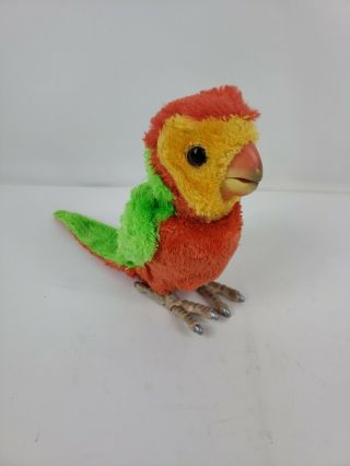 Furreal Friends Baby Bird - Orange Green Yellow Parrot - 2009