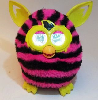 Furby Boom Hasbro 2012 Pink Black Talking Interactive Toy