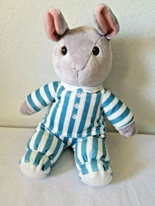 Kohls Cares Goodnight Moon Bunny Rabbit Plush Stuffed Animal Blue White Stripes