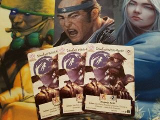L5r Promo Steadfast Witch Hunter Playset Full Bleed Legend Of The Five Ringsffg