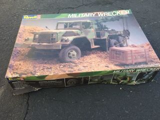 Revell 1/32 Scale - Military Wrecker Model Kit Heavy Duty Plastic Us Army Truck