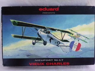 Eduard 8023 Nieuport Ni - 17 Vieux Charles - 1/48 Scale Kit W/ Eduard 48 - 249 Pe