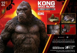 Kong Skull Island Limited Edition Deluxe Version 12 1/2 Inch Soft Vinyl Statue