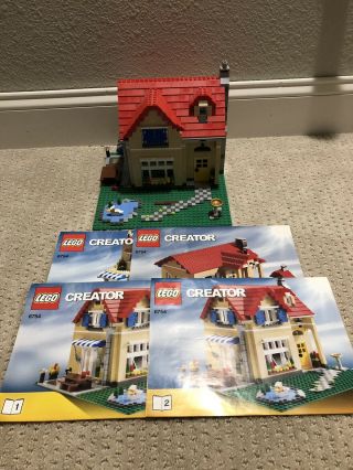 Lego Creator Family House (6754) 100 Complete W/manuals.  For Display Only