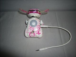 Hasbro i - Dog Robotic Speaker White with Pink Butterflies 3