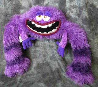 Disney Store Monsters Inc.  Monsters University Plush Purple Art 26 " Long