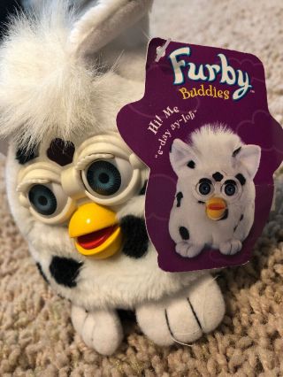 Vintage 1999 Furby Buddies Good Light Plush Toy Tiger Electronics w/Tag 2