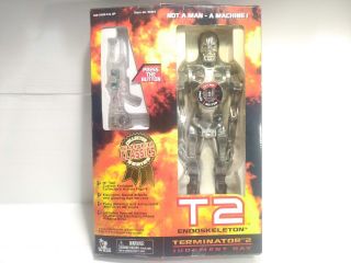 Terminator T2 Judgment Day Endoskeleton 15 " Action Figure Toy Island T1773