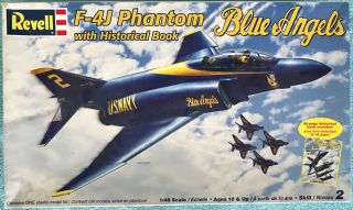 Revell F - 4j Phantom Blue Angels With Historical Book 1:48