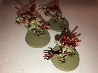 Warhammer Age of Sigmar AOS Flesh Eater Courts Crypt Horrors x3 paint 7/10 6319 3