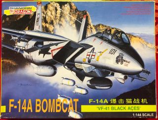 1/144 Grumman F - 14a Tomcat Vf - 41 Black Aces 