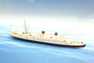 Mercator M 57 Conte Grande 6.  25 " Lead Ship Model 1:1200 - 1250 Miniature Detailed