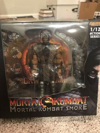 Storm Collectibles Mortal Kombat Smoke 1/12 Action Series Nycc 2018 Exclusive