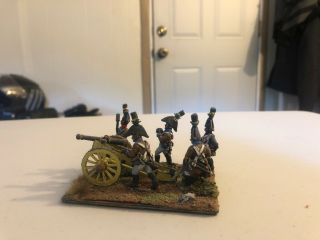 28mm Napoleonic Austrian Artillery,  Cannon,  Professionally Painted 3
