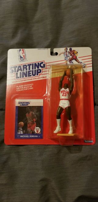 1988 Basketball Starting Lineup Figure/card Michael Jordan - Chicago Bulls
