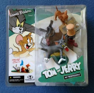 Tom And Jerry No Trespassing Hanna Barbera Mcfarlane Series 1 Action Figure