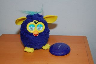 Furby Boom Blue Yellow Talking Hasbro Interactive Toy