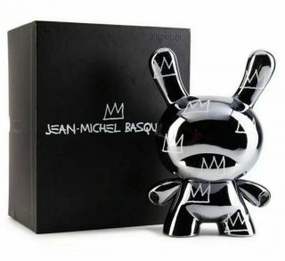 Kidrobot Jean - Michel Basquiat 8” Masterpiece Legacy Dunny Only 500 In Hand