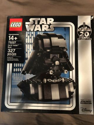 Lego Star Wars Darth Vader Bust 75227 20 Years Target Exclusive - In Hand