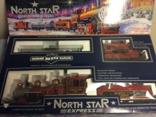 Bachmann 4 - 6 - 0 North Star Express Locomotive & Tender G Gauge.  Train & Box Only