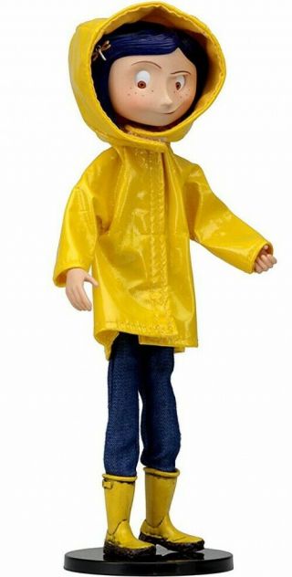 Neca Coraline 7 - Inch Bendable Fashion Doll [raincoat Re - Issue]