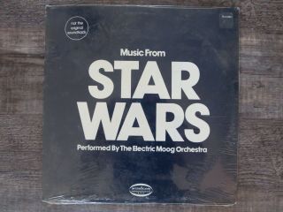 The Electric Moog Orchestra - Music From Star Wars Vinyl Record Lp Sc