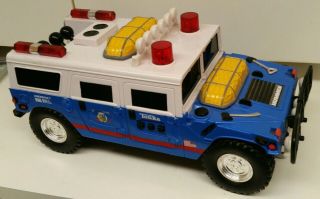Tonka Police Squad Hummer Toy Truck With Lights Siren & Winch