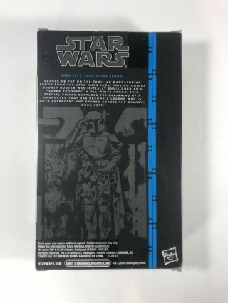Hasbro Star Wars Kenner The Black Series Boba Fett Prototype Armor Walgreens 3