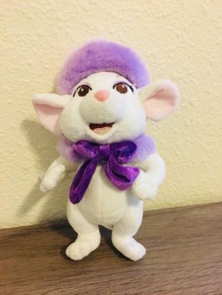 Disney Store The Rescuers 7 " Plush Miss Bianca White Mouse