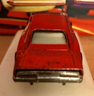 Vintage Hot Wheels Redline 1968 Custom Dodge Charger Red Very Good Cond Adult 4